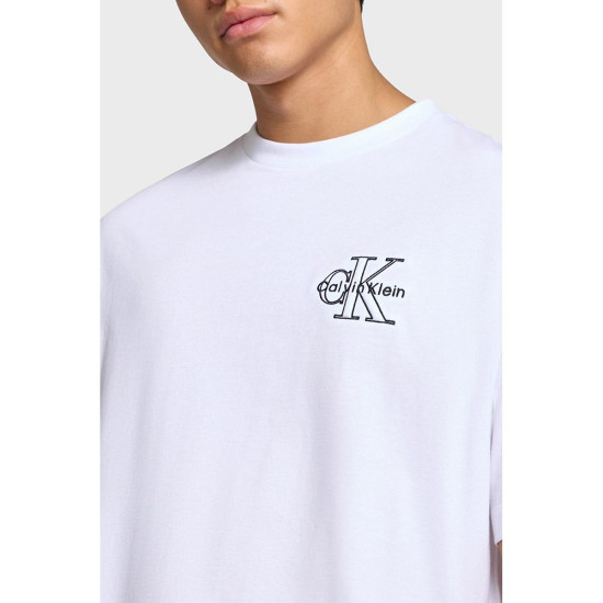 Calvin Klein Ανδρική κοντομάνικη μπλούζα Monogram Logo Tee